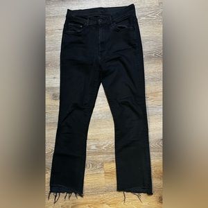 MOTHER Insider Crop Step Fray in Not Guilty